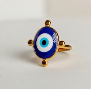 Evil eye ring