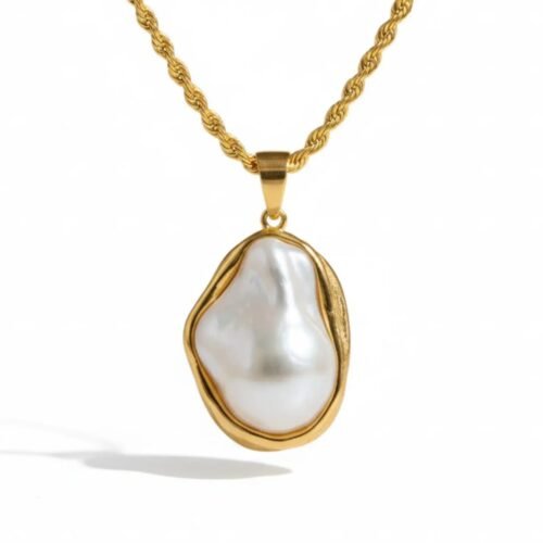 Baroque Pearl Pendant Necklace